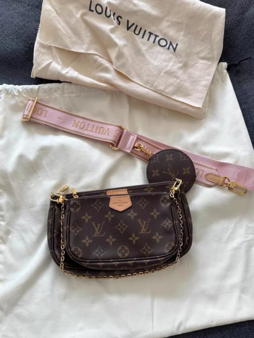 LOUIS VUITTON Multi Pochette five-in-one combo bag crossbody bag